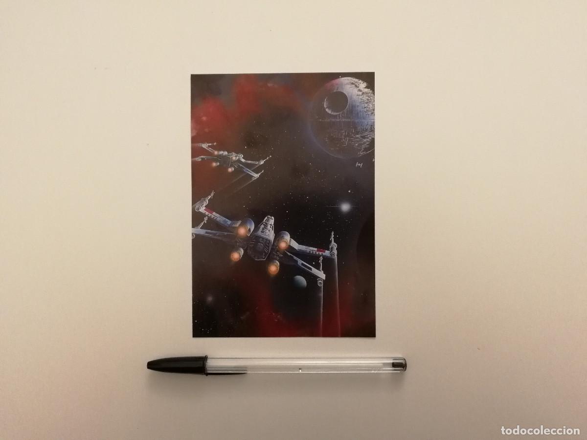 Cine: TARJETA ACARTONADA -10*15- LA ESTRELLA DE LA MUERTE - STAR WARS