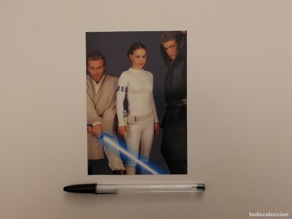 Cine: TARJETA ACARTONADA -10*15- EL ATAQUE DE LOS CLONES - STAR WARS
