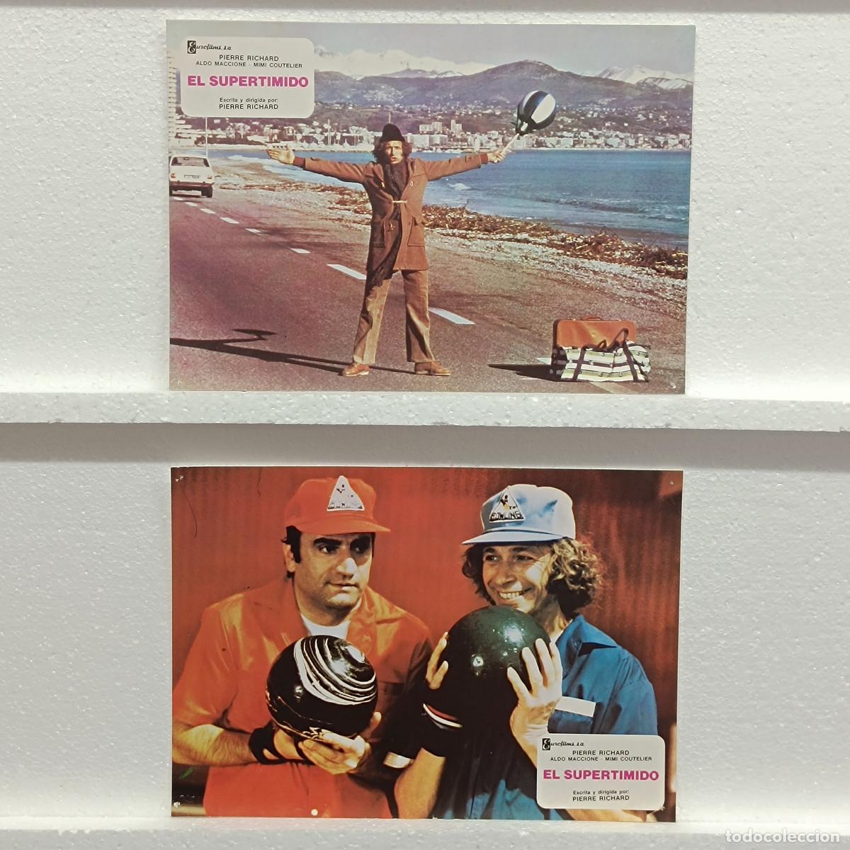 Cine: LOTE 2 FOTOCROMOS. ORIGINALES DE CINE. EL SUPERTIMIDO.
