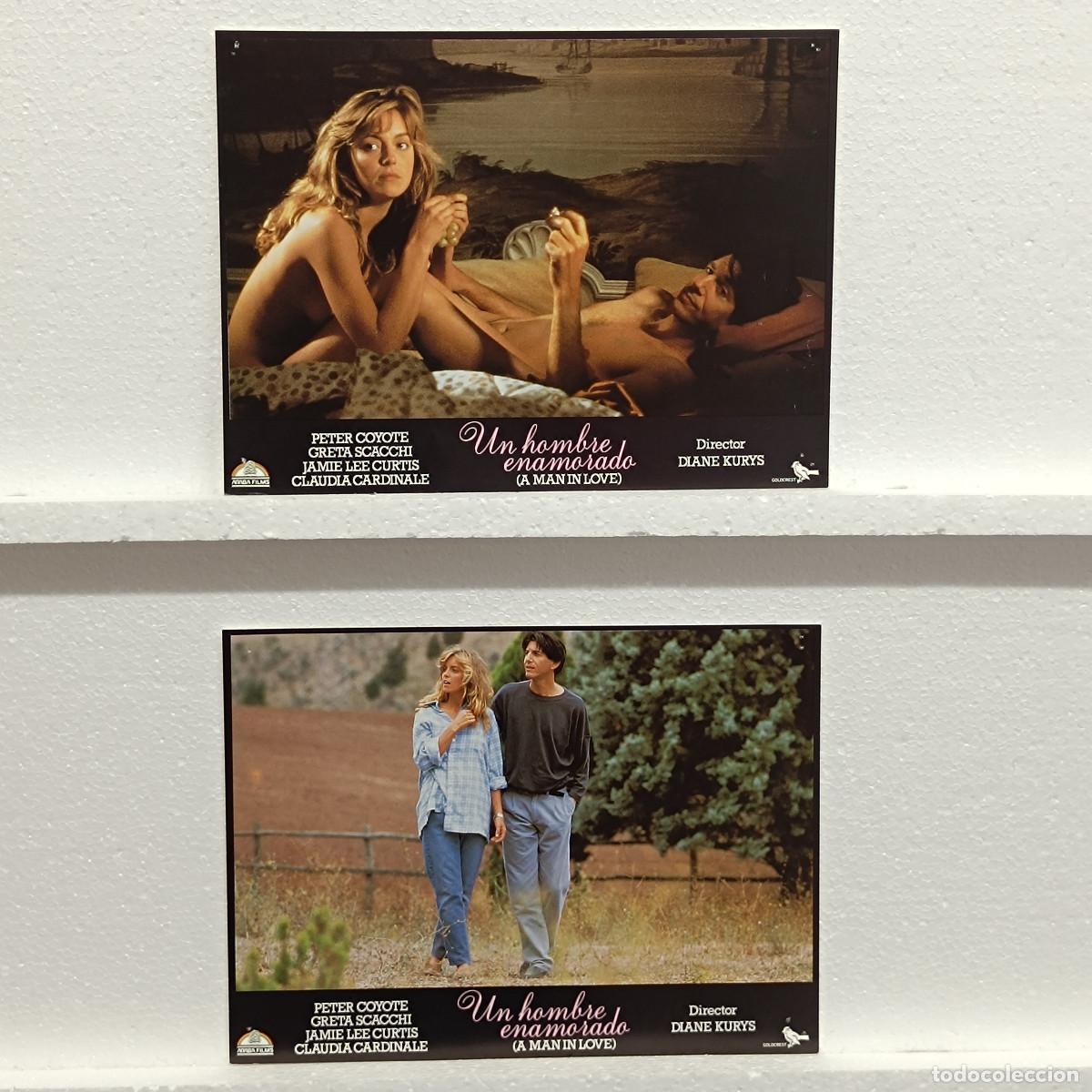 Cine: LOTE 2 FOTOCROMOS. ORIGINALES DE CINE. UN HOMBRE ENAMORADO.