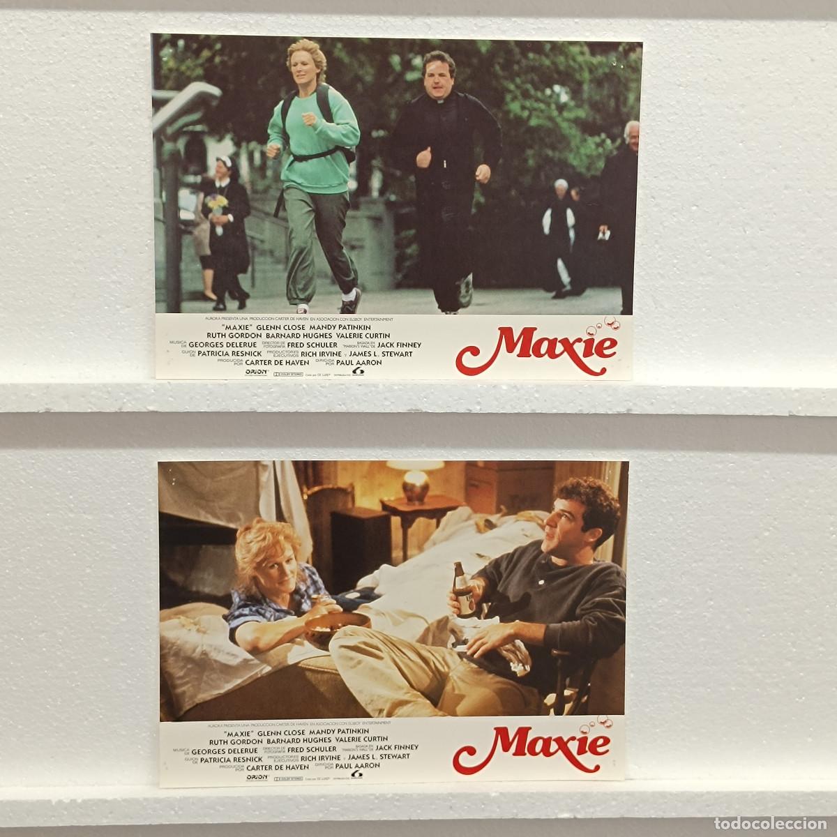 Cine: LOTE 2 FOTOCROMOS. ORIGINALES DE CINE. MAXIE. GLENN CLOSE.