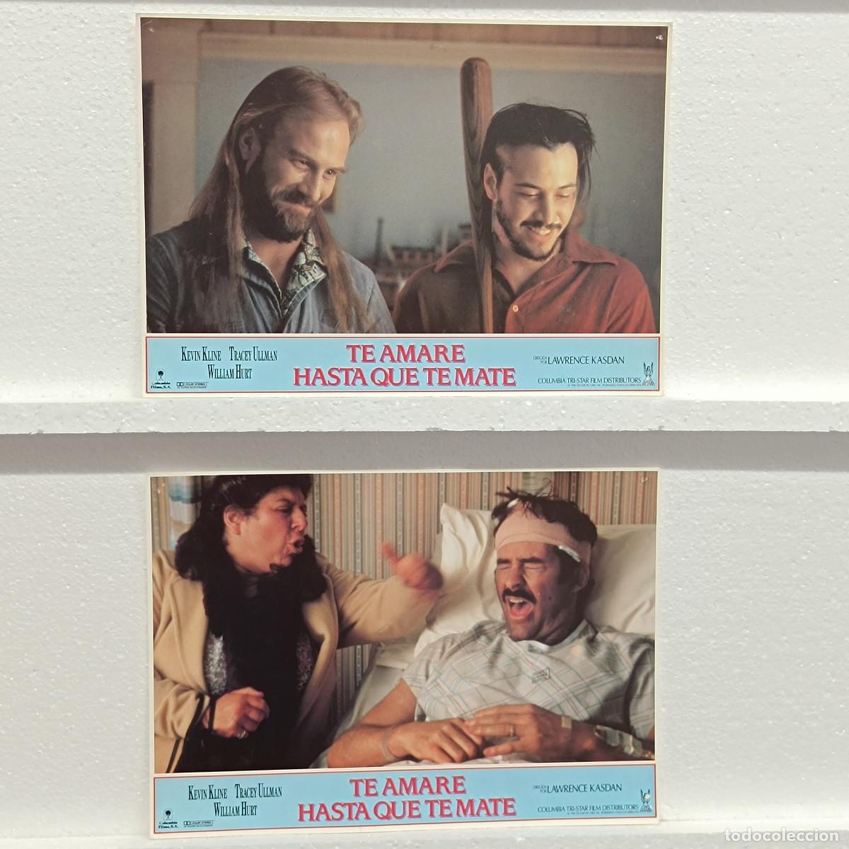 Cine: LOTE 2 FOTOCROMOS. ORIGINALES DE CINE. TE AMARE HASTA QUE TE MATE.