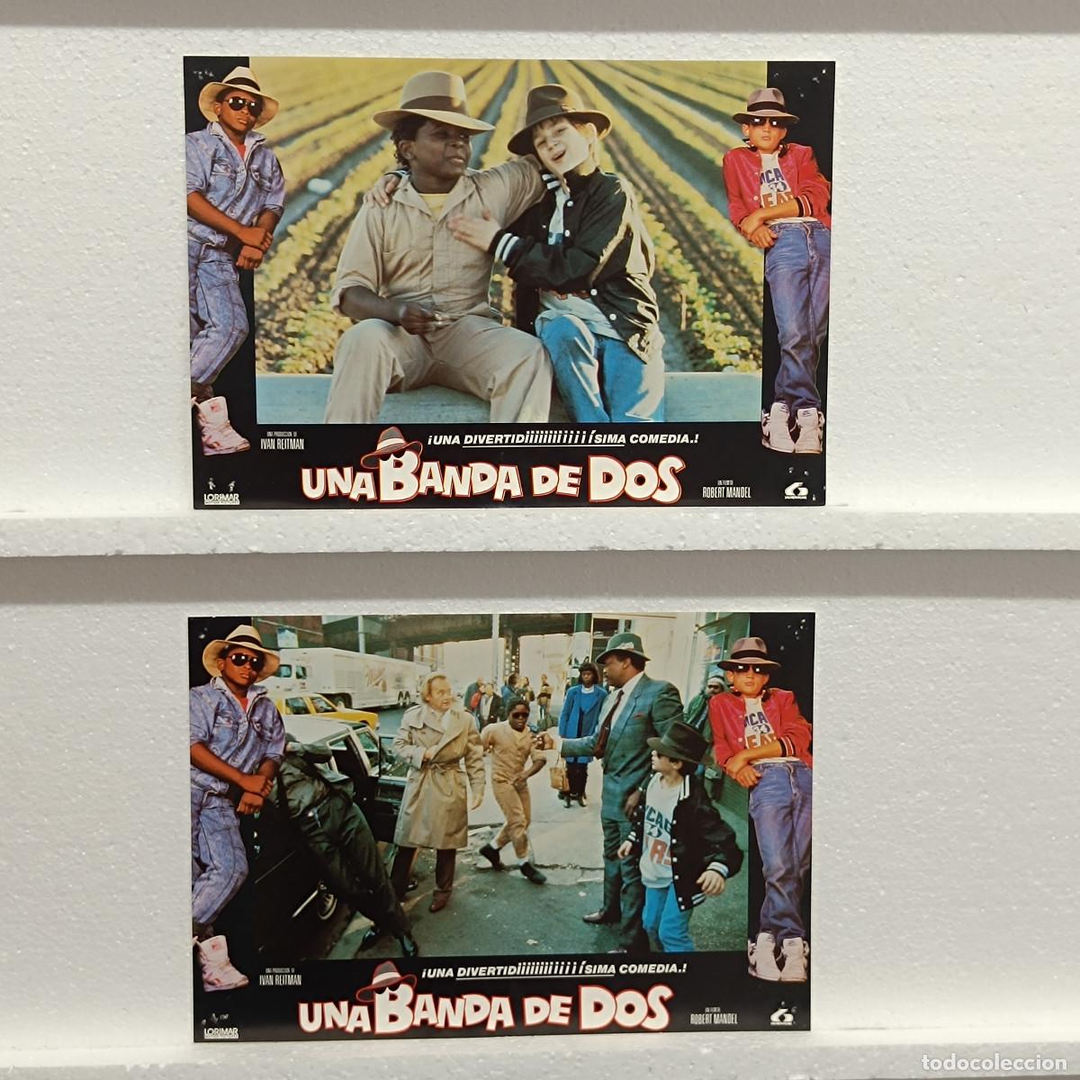 Kino: LOTE 2 FOTOCROMOS. ORIGINALES DE CINE. UNA BANDA DE DOS.