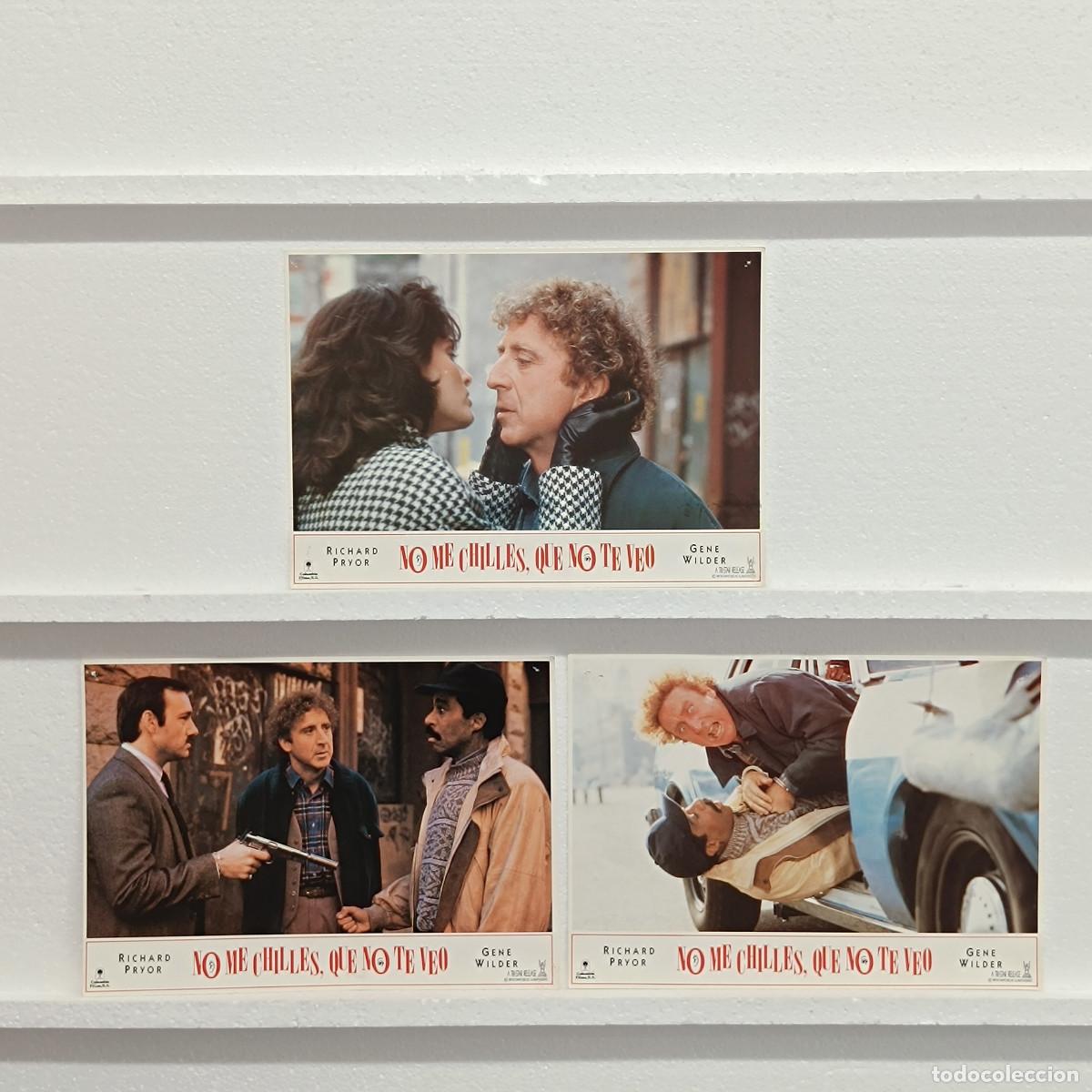 Kino: LOTE 3 FOTOCROMOS. ORIGINALES DE CINE. NO ME CHILLES QUE NO TE VEO.