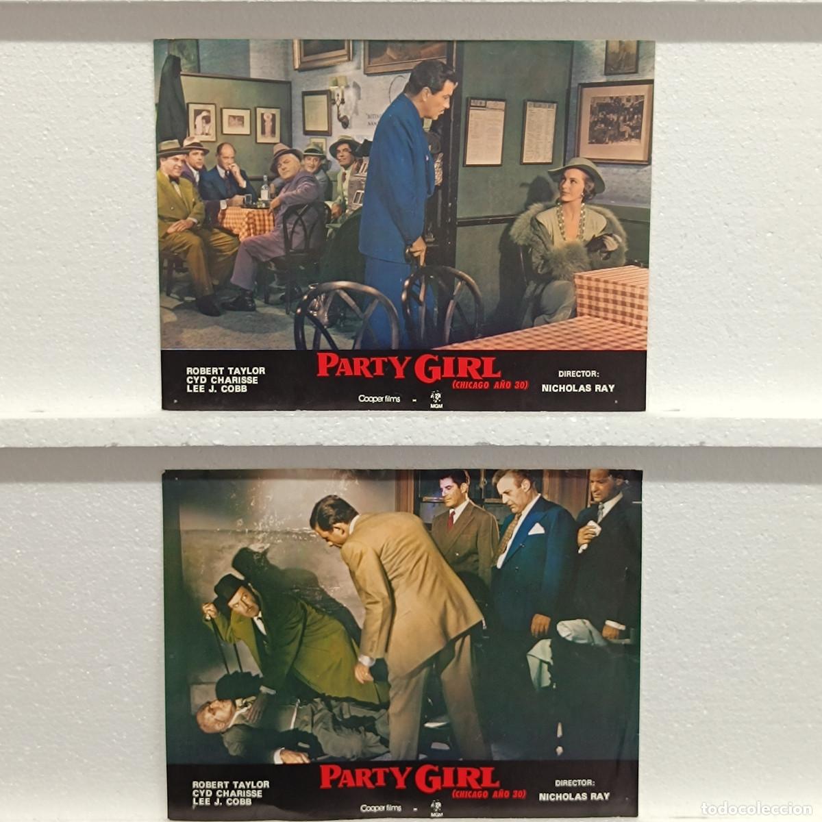 Kino: LOTE 2 FOTOCROMOS. ORIGINALES DE CINE. PARTY GIRL.