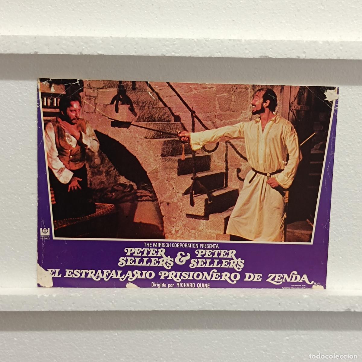 Kino: FOTOCROMO. ORIGINAL DE CINE. EL ESTRAFALARIO PRISIONERO DE ZENDA. CON DETERIORO.