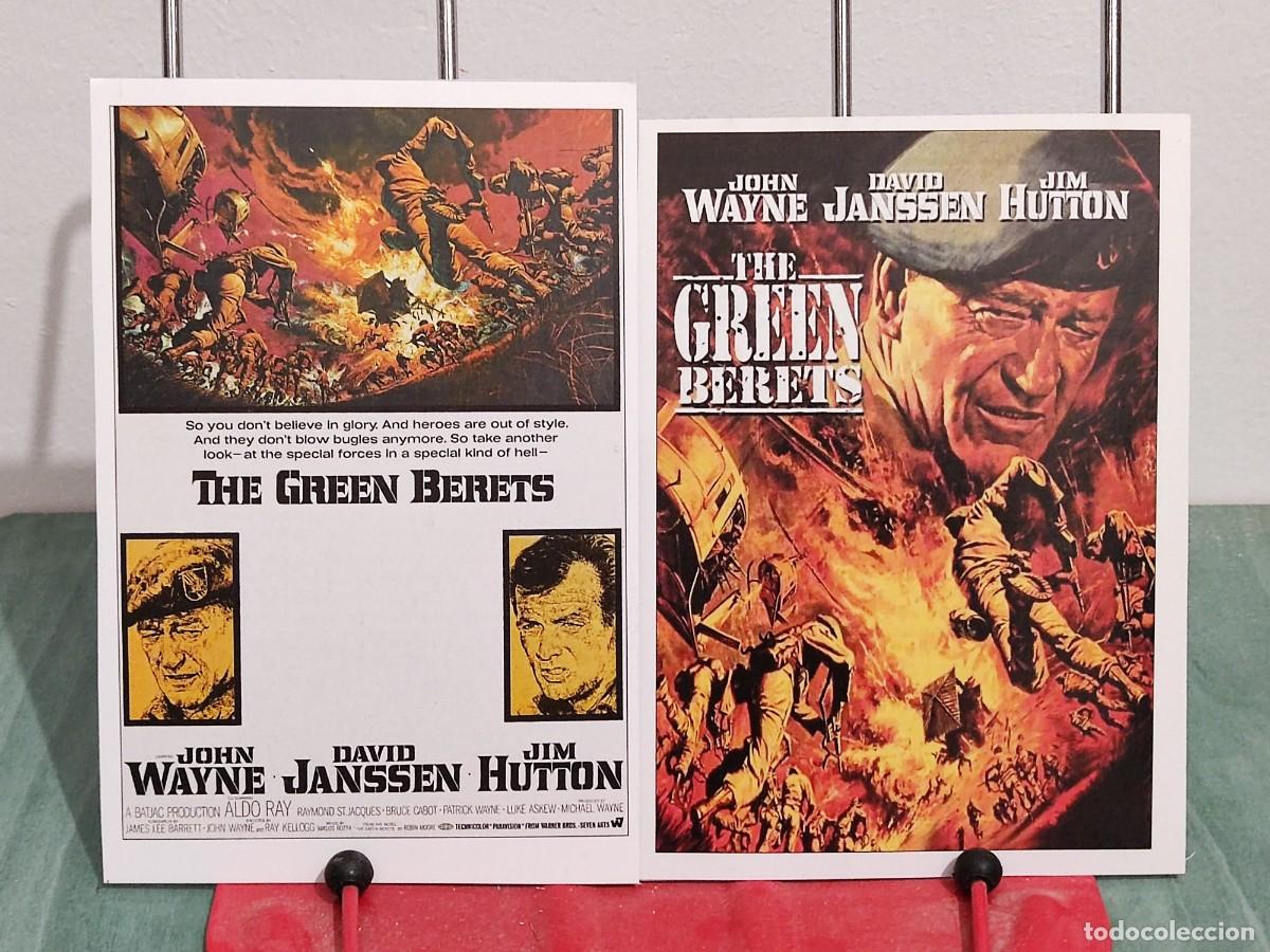 Kino: Boinas verdes (The green berets) . 2 Fichas revista Accion cine