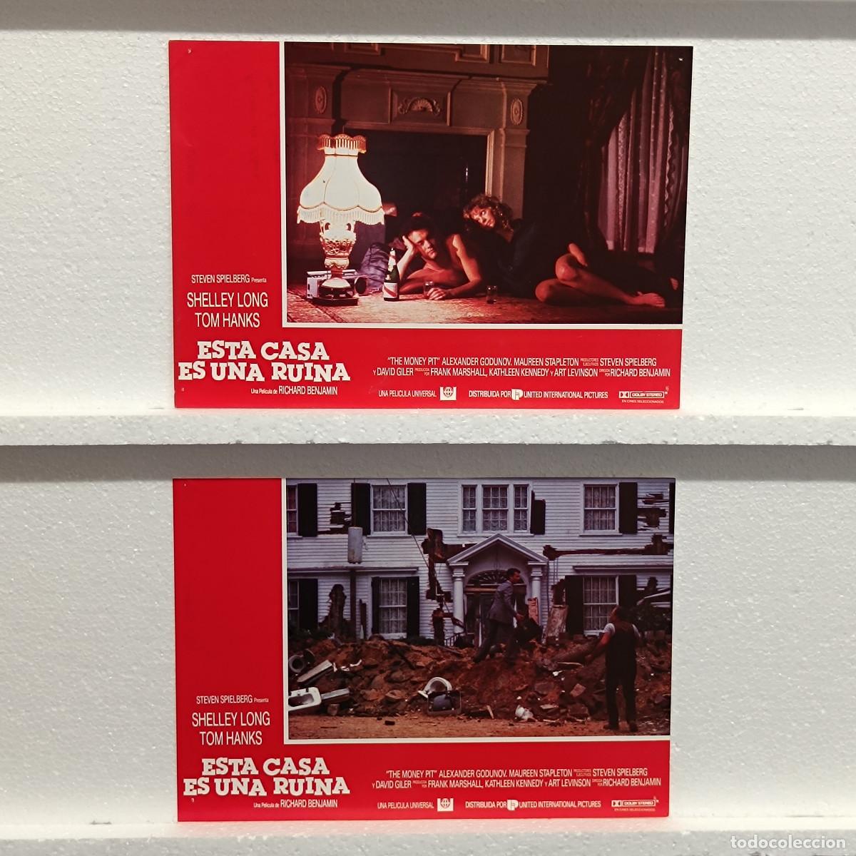 Kino: LOTE 2 FOTOCROMOS. ORIGINALES DE CINE. ESTA CASA ES UNA RUINA. TON HANKS.