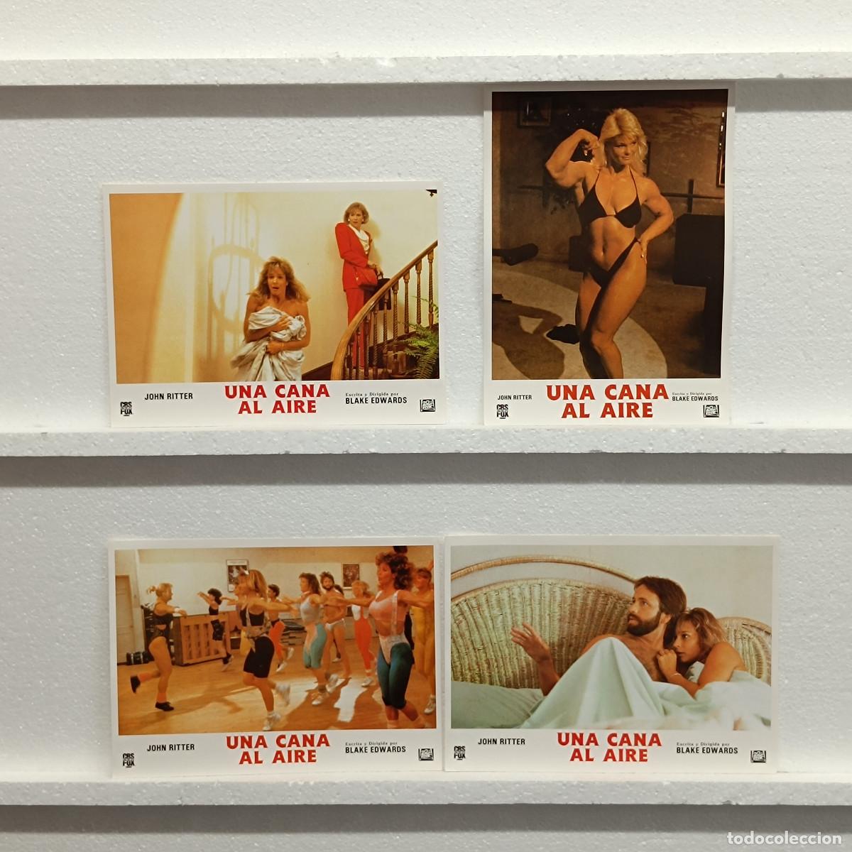 Kino: LOTE 4 FOTOCROMOS. ORIGINALES DE CINE. UNA CANA AL AIRE.