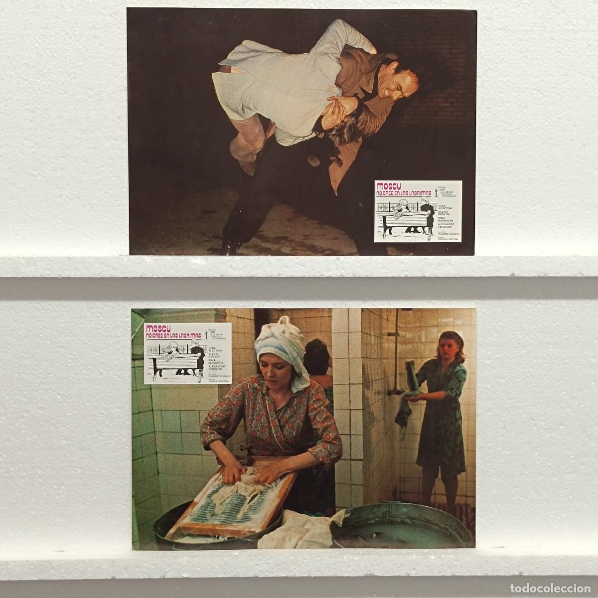 Kino: LOTE 2 FOTOCROMOS. ORIGINALES DE CINE. MOSCU NO CREE EN LAS LAGRIMAS.