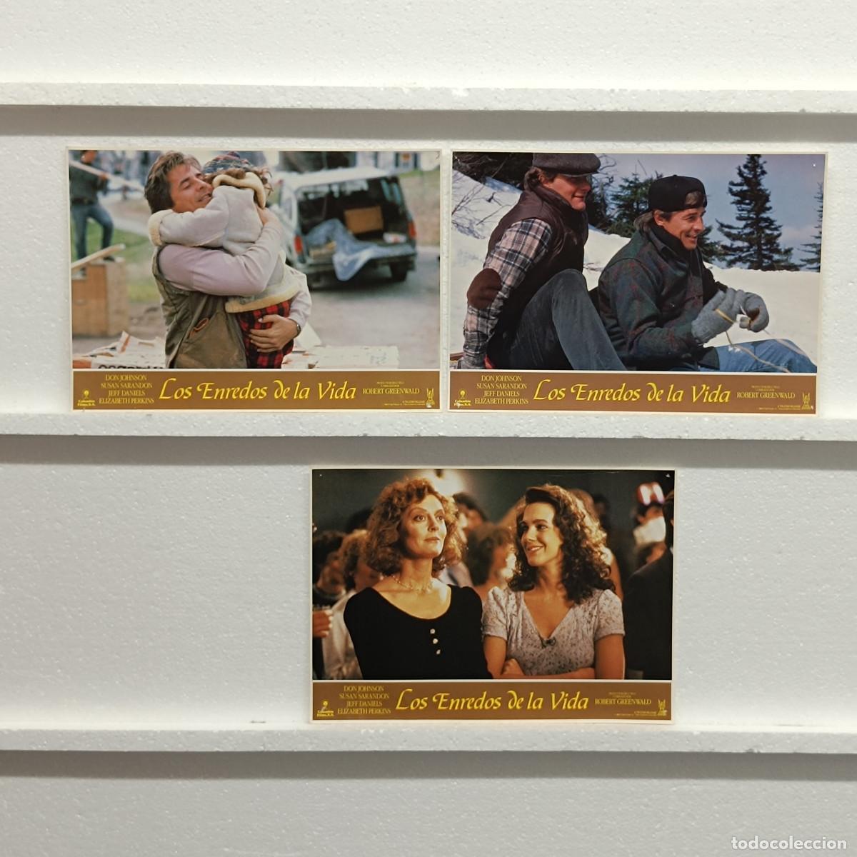 Cinema: LOTE 3 FOTOCROMOS. ORIGINALES DE CINE. LOS ENREDOS DE LA VIDA. DON JOHNSON.