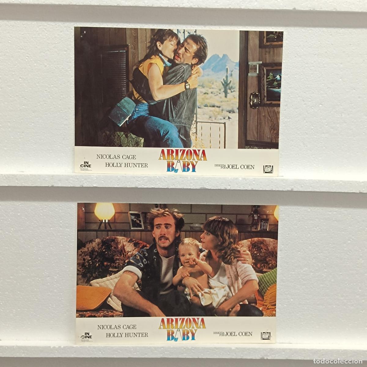 Cinema: LOTE 2 FOTOCROMOS. ORIGINALES DE CINE. ARIZONA BABY. NICOLAS CAGE.