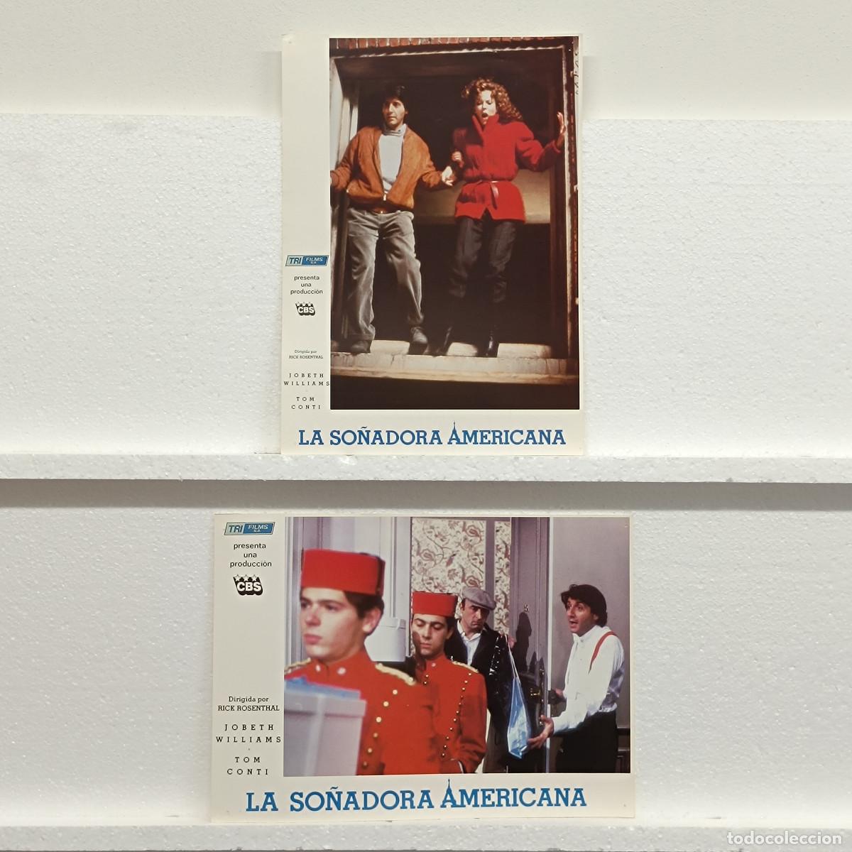 Cinema: LOTE 2 FOTOCROMOS. ORIGINALES DE CINE. LA SO&Ntilde;ADORA AMERICANA.