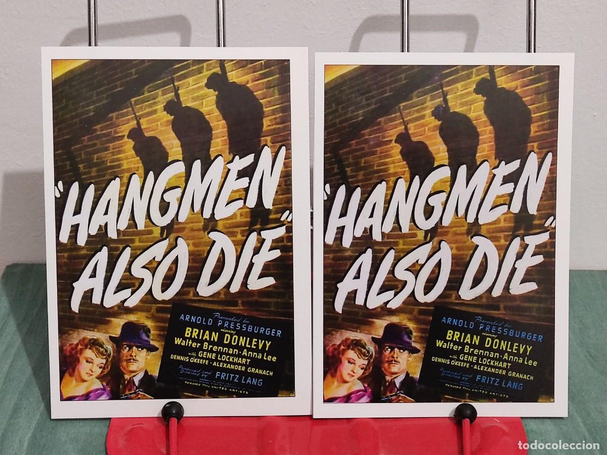 Kino: Los verdugos tambien mueren (Hangmen also die) . 2 Fichas revista Accion cine