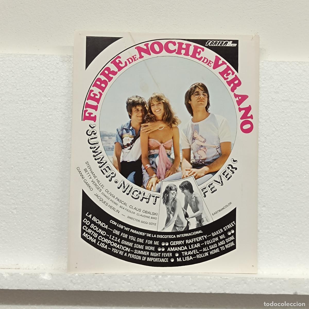 Kino: FOTOCROMO. ORIGINAL DE CINE. FIEBRE DE NOCHE DE VERANO.