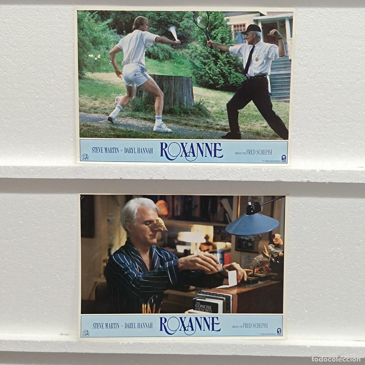 Kino: LOTE 2 FOTOCROMOS. ORIGINALES DE CINE. ROXANNE. STEVE MARTIN. DARYL HANNAH.