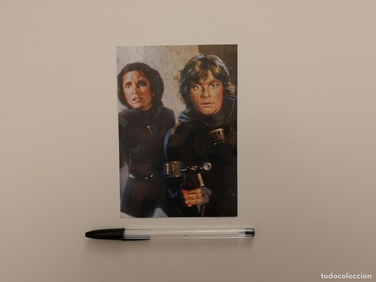 Cine: TARJETA ACARTONADA -10*15- LUKE LEIA - STAR WARS