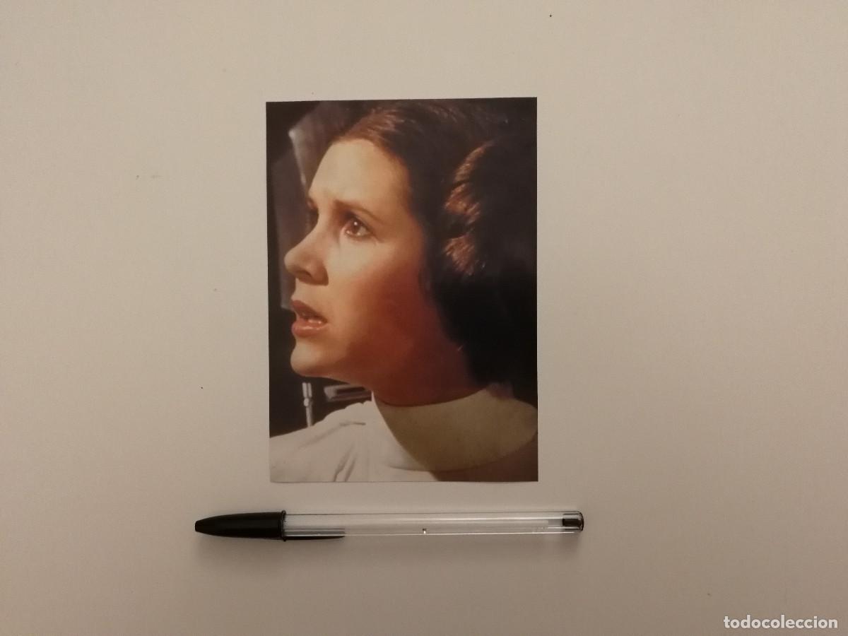 Cine: TARJETA ACARTONADA -10*15- LEIA CARRIE FISHER - STAR WARS