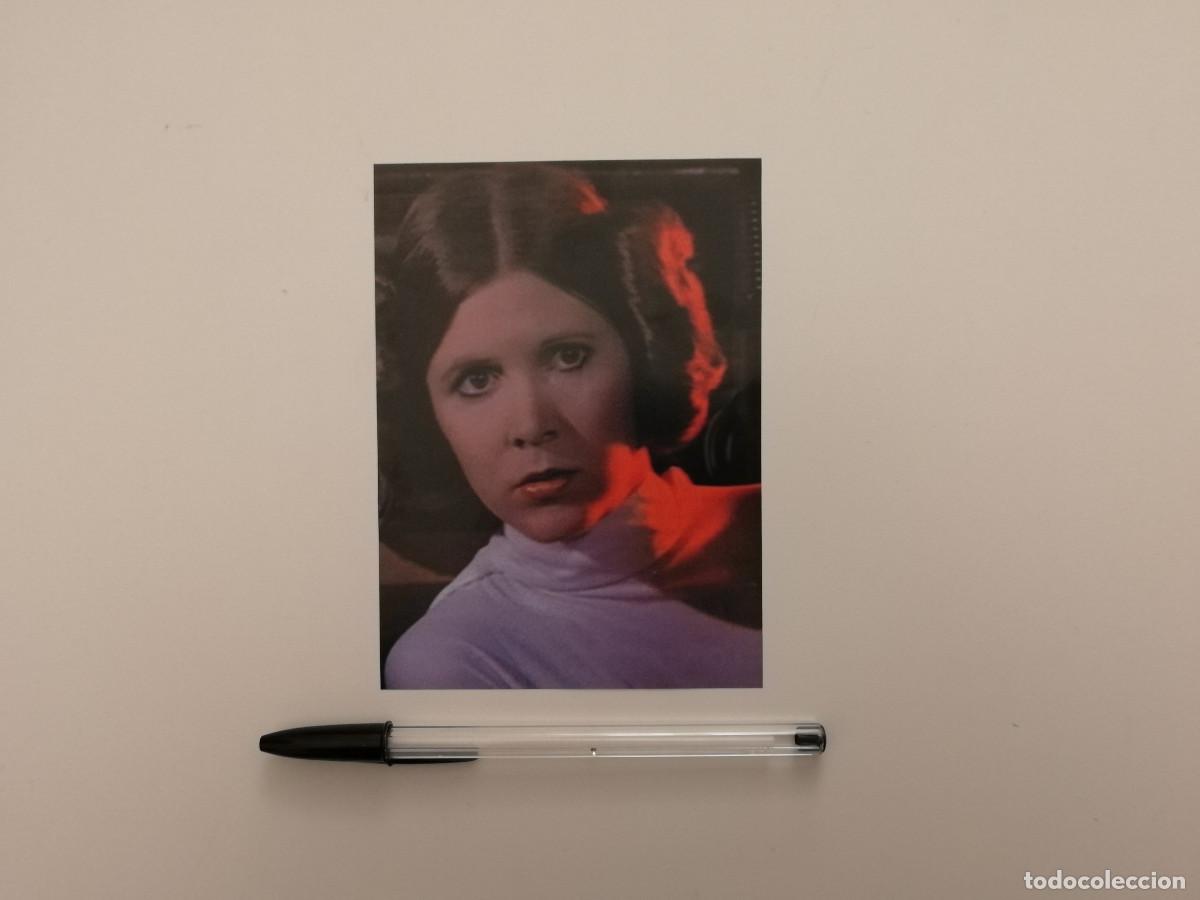 Cine: TARJETA ACARTONADA -10*15- LEIA CARRIE FISHER - STAR WARS