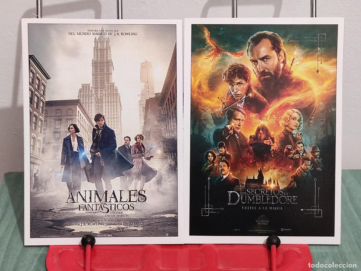 Kino: Animales fantasticos Donde encontrarlos y Los secretos de Dumbledore . 2 Fichas revista Accion cine