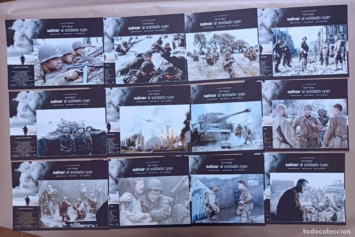 Cine: 12 FOTOCROMOS SALVAR AL SOLDADO RYAN