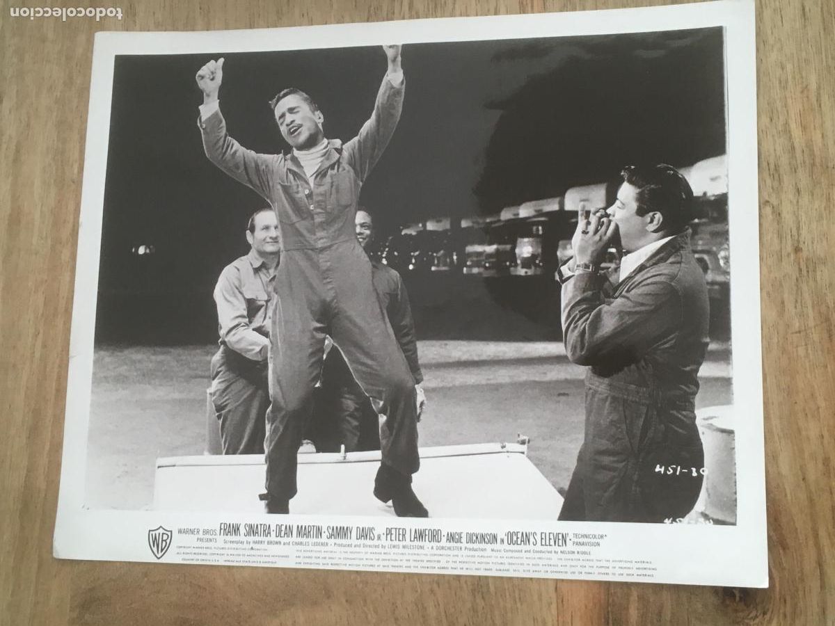 Cine: la cuadrilla de los once oceans's eleven sammy davis jr foto original antigua del estreno