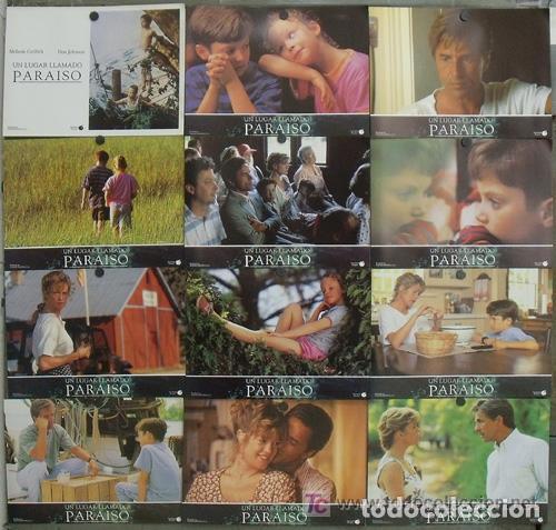 Cine: AEH07 UN LUGAR LLAMADO PARAISO ELIJAH WOOD MELANIE GRIFFITH SET 12 FOTOCROMOS ORIGINAL ESTRENO