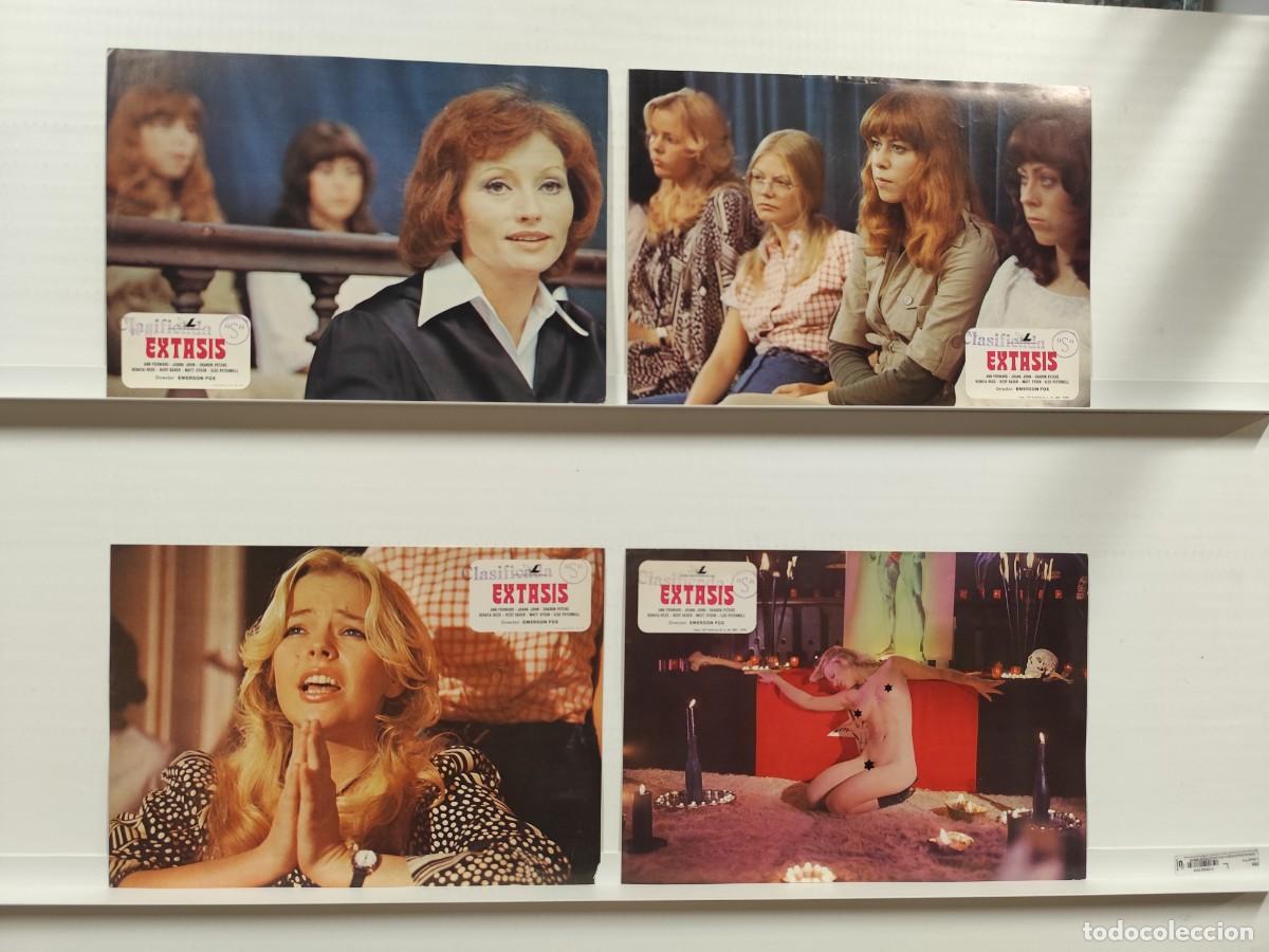 Cine: EXTASIS. ANNE MAGLE, JOANA JOHN, SHARON PETERS. CLASIFICADA S. 4 FOTOCROMOS