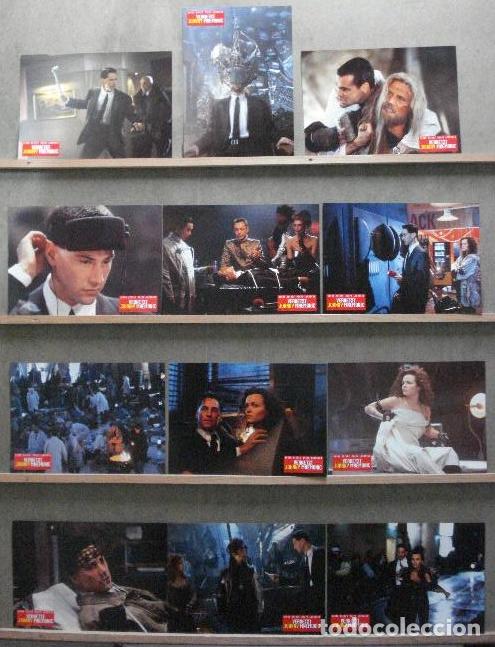 Cine: AEH16 JOHNNY MNEMONIC KEANU REEVES DOLPH LUNDGREN SET 12 FOTOCROMOS ORIGINAL ALEMAN