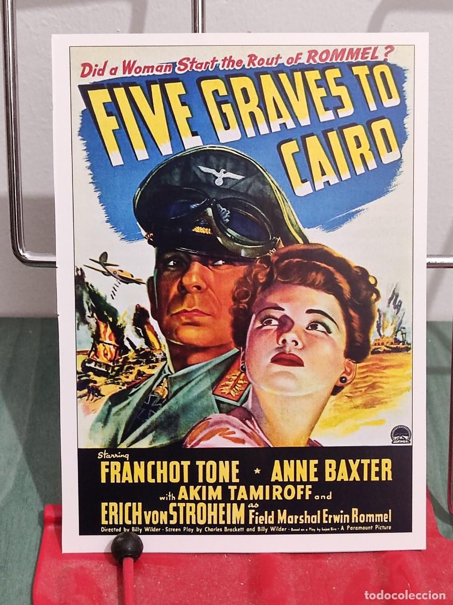 Cine: Cinco tumbas al Cairo (Five graves to Cairo) . Ficha revista Accion cine