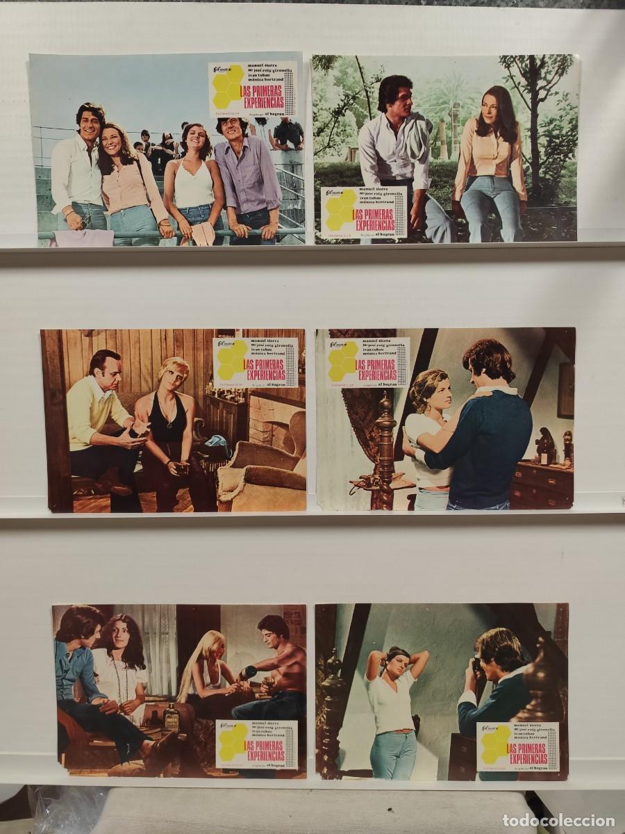 Cine: LAS PRIMERAS EXPERIENCIAS. MANUEL SIERRA, MARIA JOSE ROIG GIRONELLA. 6 FOTOCROMOS