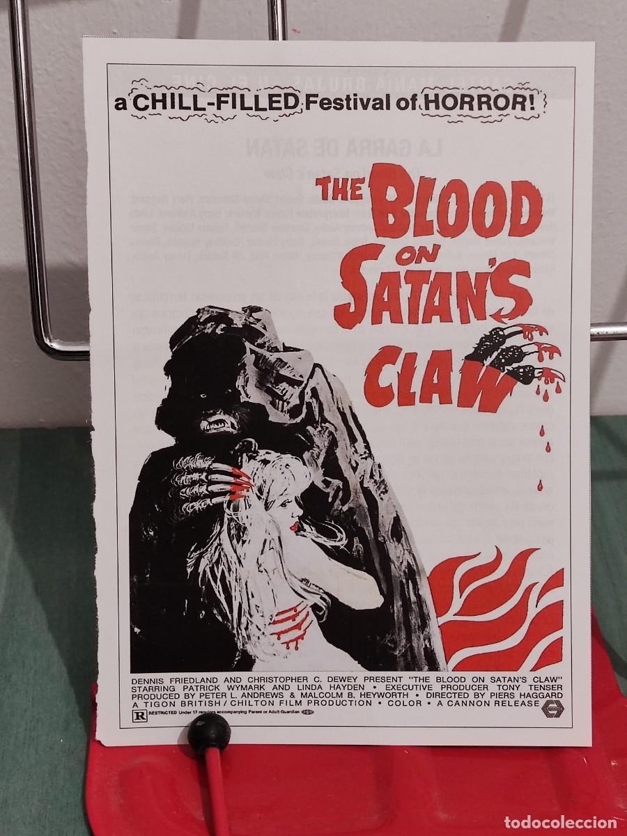 Cinema: La garra de satan (The blood of Satan&acute;s claw) . Ficha revista Accion cine