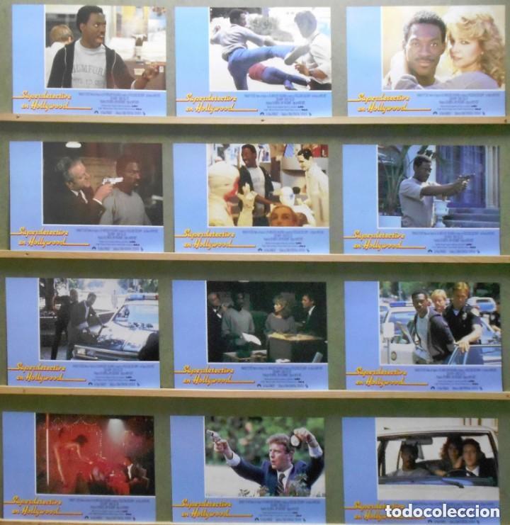 Cine: AEH37 SUPERDETECTIVE EN HOLLYWOOD EDDIE MURPHY SET COMPLETO 12 FOTOCROMOS ORIGINAL ESTRENO