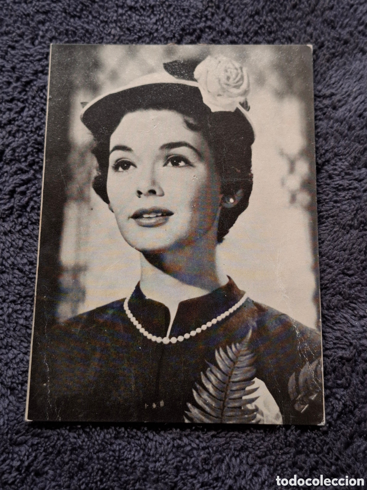 Cinema: P4. Fotograf&iacute;a - Barbara Rush, N.&deg;14 - Tarjetas Florita, Obsequio De La Revista Florita.