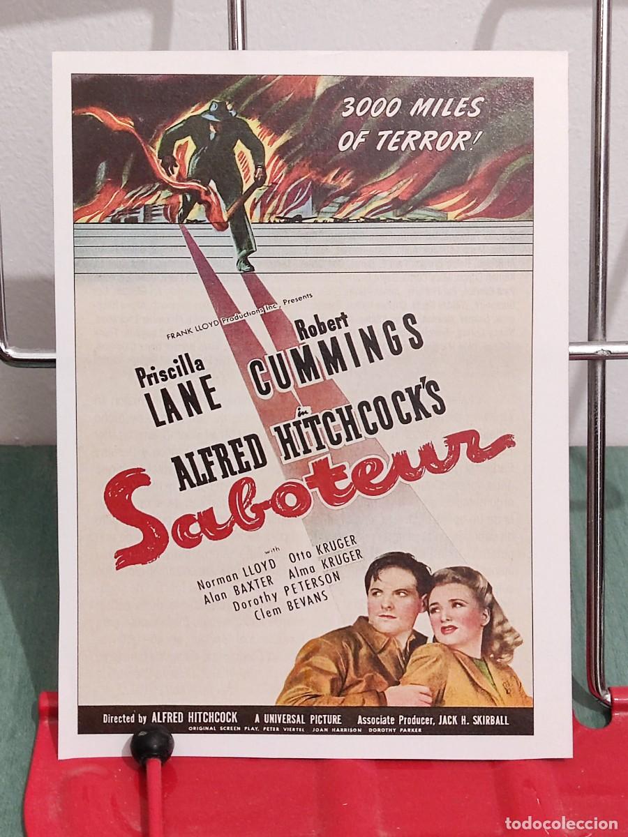 Cinema: Sabotaje (Saboteur 1942) . Ficha revista Accion cine