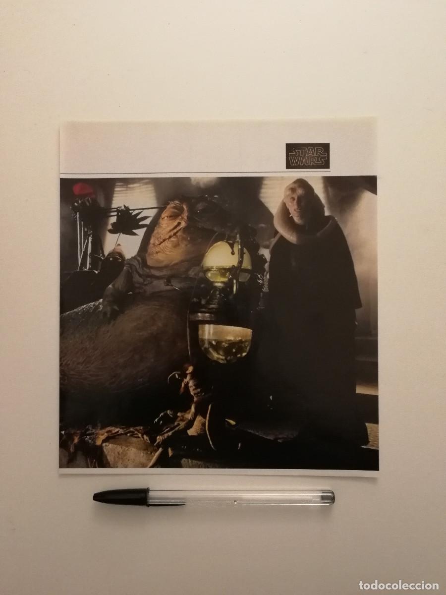 Cine: LAMINA ACARTONADA - EL RETORNO DEL JEDI - STAR WARS - JABBA THE HUT