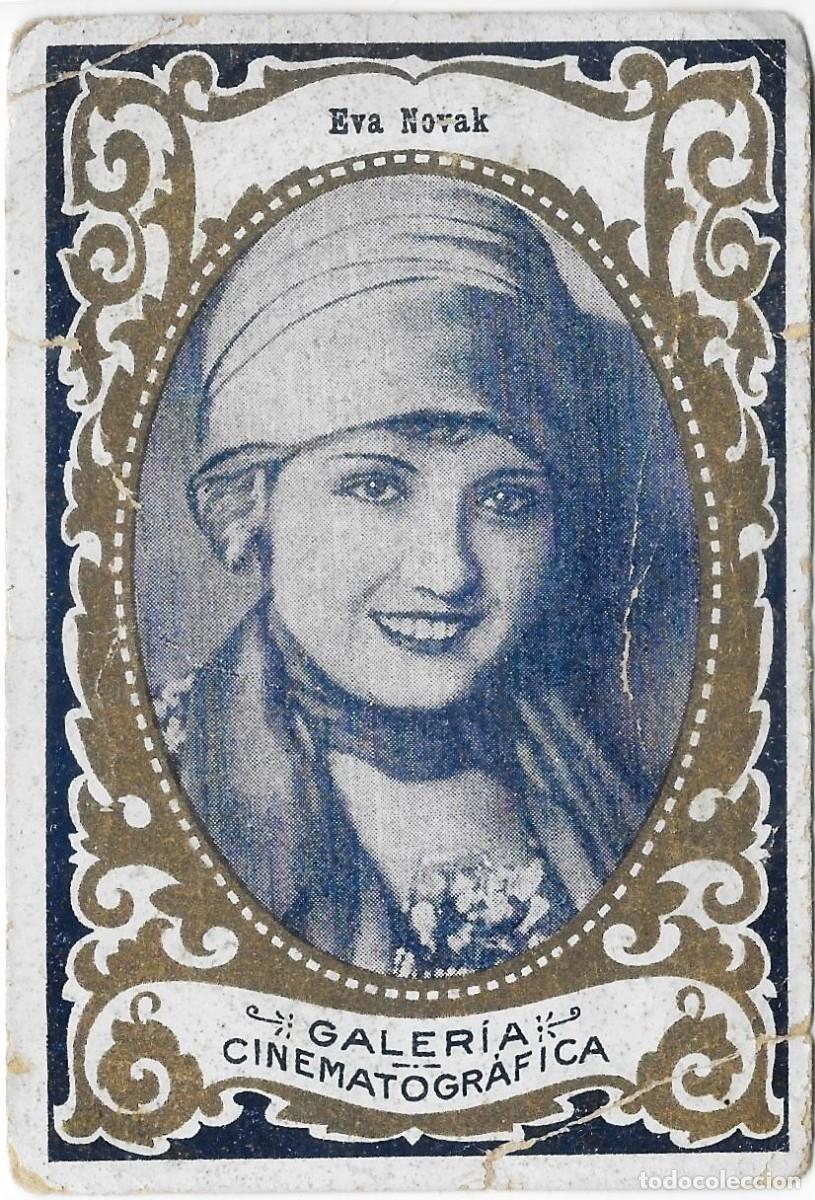 Cinema: 7319K - EVA NOVAK-GALERIA FOTOGRAFICA- ANTIGUO CROMO PUCLICIDAD CHOCOLATES GUILL&Eacute;N