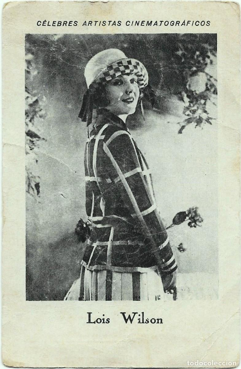 Cinema: 7320K - LOIS WILSON - CELEBRES ARTISTAS CINEMATOGRAFICOS - REVERSO PUBLICIDAD CHOCOLATE E. JUNCOSA