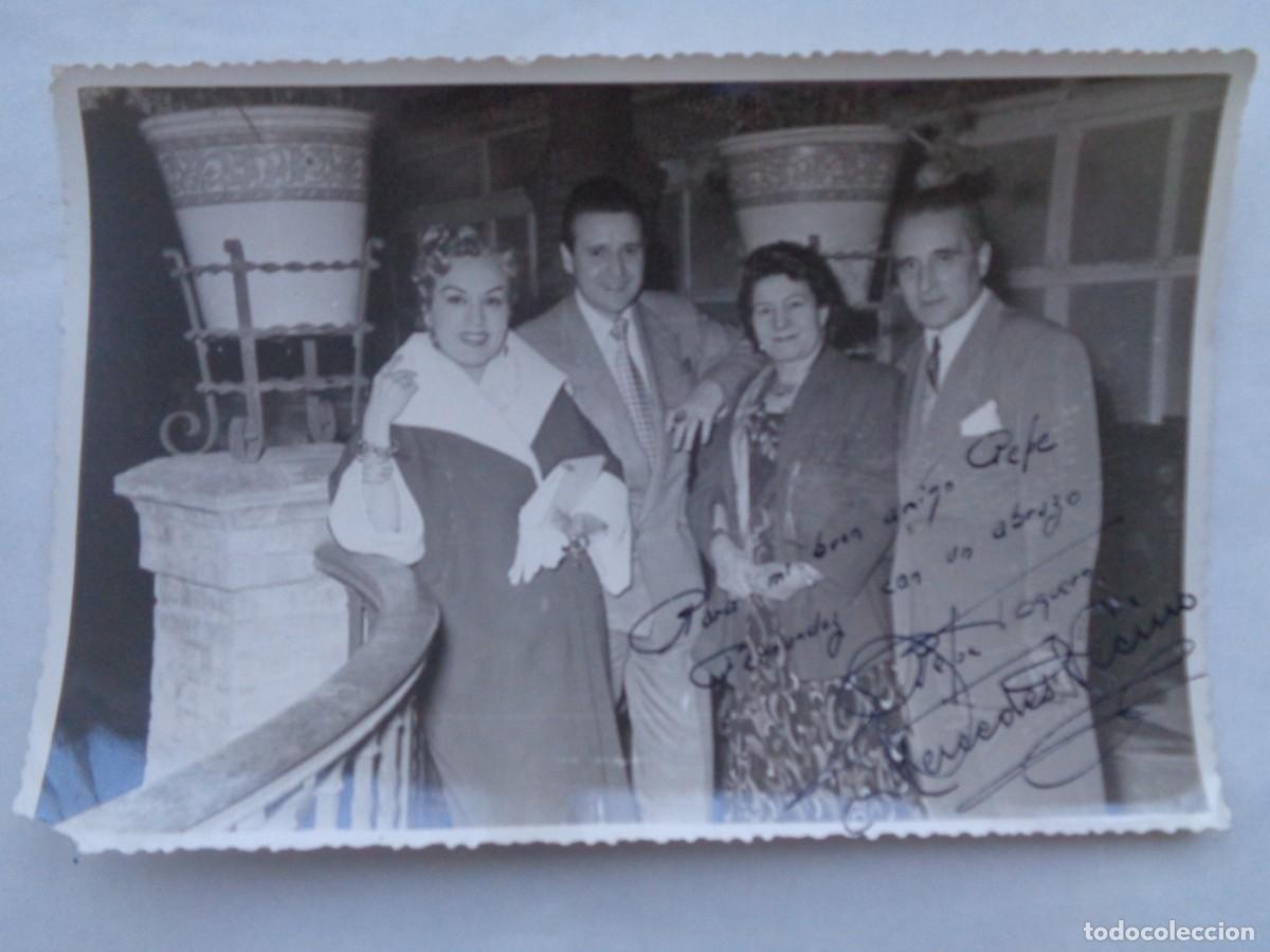 Cin&eacute;ma: FOTO ORIGINAL DE LA ACTRIZ MERCEDES VECINO , DEDICADA Y FIRMADA MANUSCRITA . DE CUBILES, SEVILLA