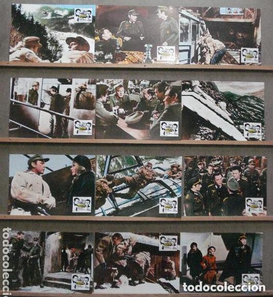 Cine: AEH50 EL DESAFIO DE LAS AGUILAS CLINT EASTWOOD SET COMPLETO 12 FOTOCROMOS ORIGINAL ESPA&Ntilde;OL