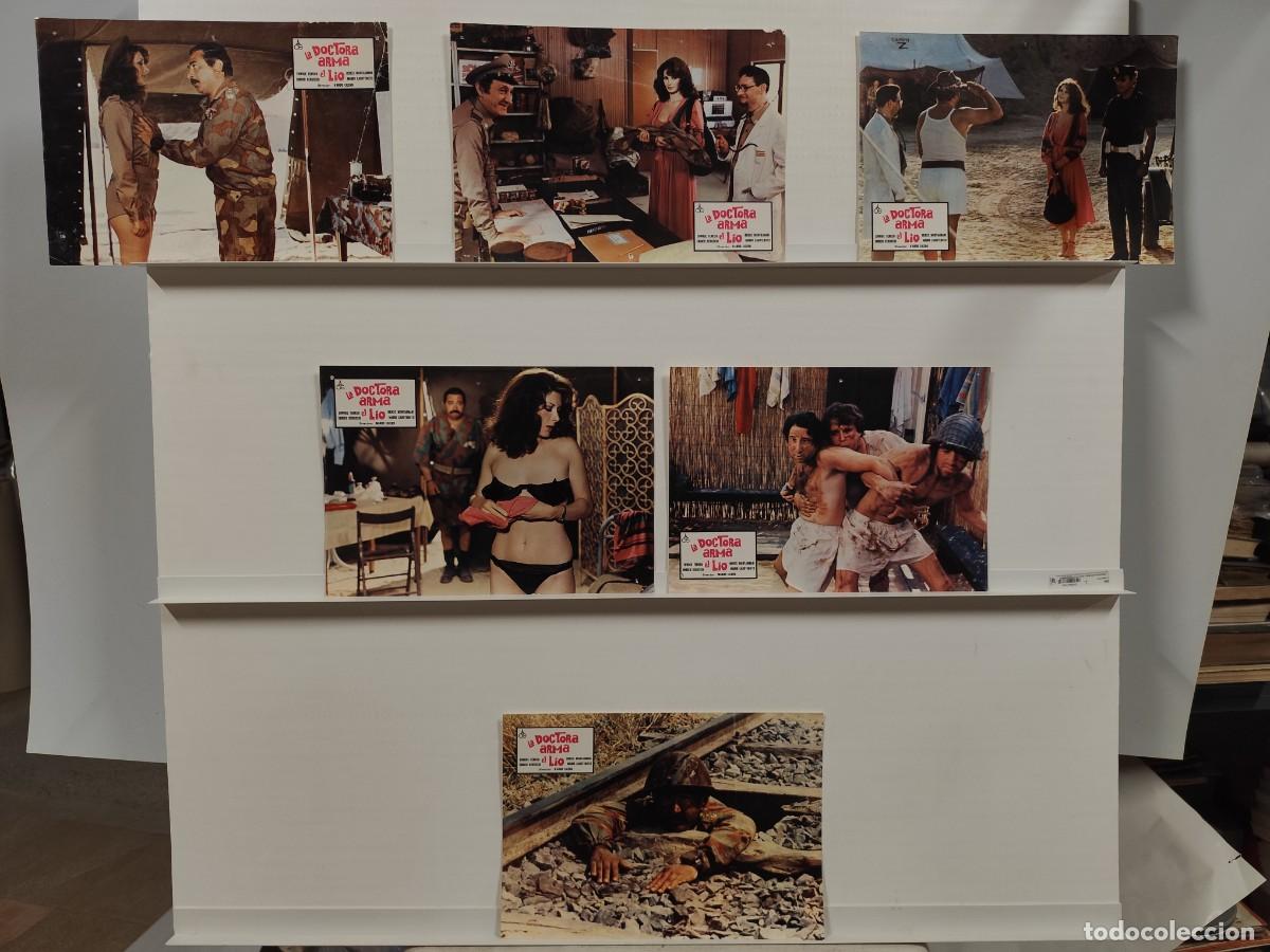 Cine: LA DOCTORA ARMA EL LIO. EDWIGE FENECH, ALVARO VITALI. 6 FOTOCROMOS