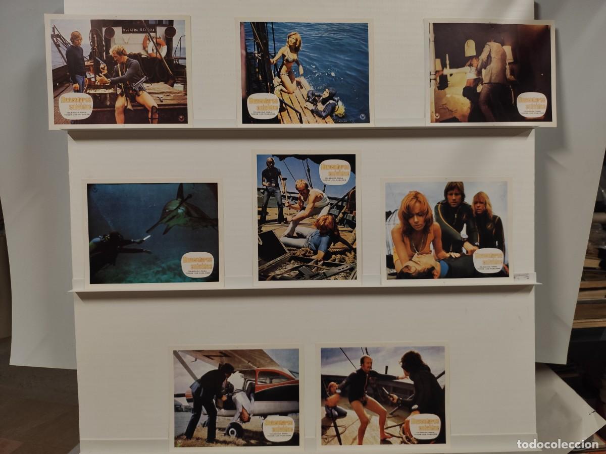 Kino: BUCEADORES SUICIDAS. HORST JANSON, HANS HASS JR., MARIUS WEYERS. 8 FOTOCROMOS