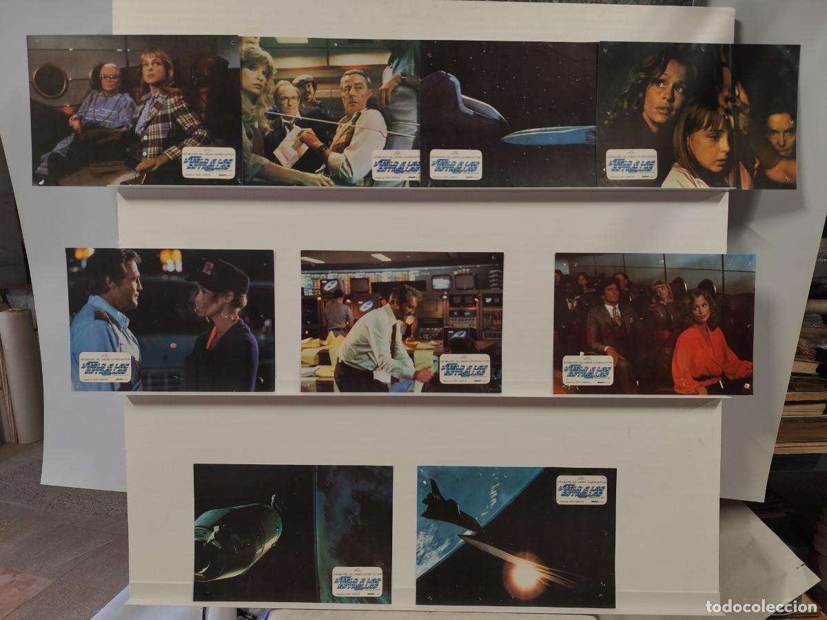 Cine: Vuelo a las estrellas. Lee Majors, Hal Linden, Lauren Hutton. 9 FOTOCROMOS