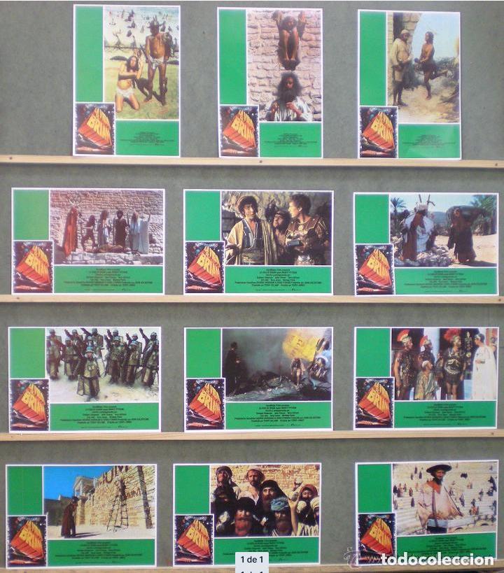 Cinema: AEH68 LA VIDA DE BRIAN MONTY PYTHON SET COMPLETO 12 FOTOCROMOS ORIGINAL ESTRENO