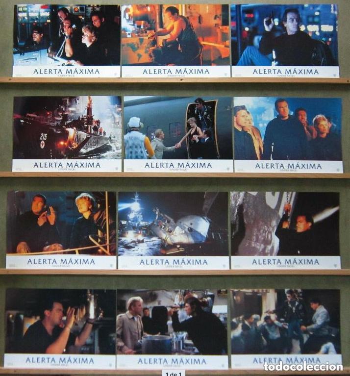 Cine: AEH83 ALERTA MAXIMA STEVEN SEAGAL SET COMPLETO 12 FOTOCROMOS ORIGINAL ESTRENO