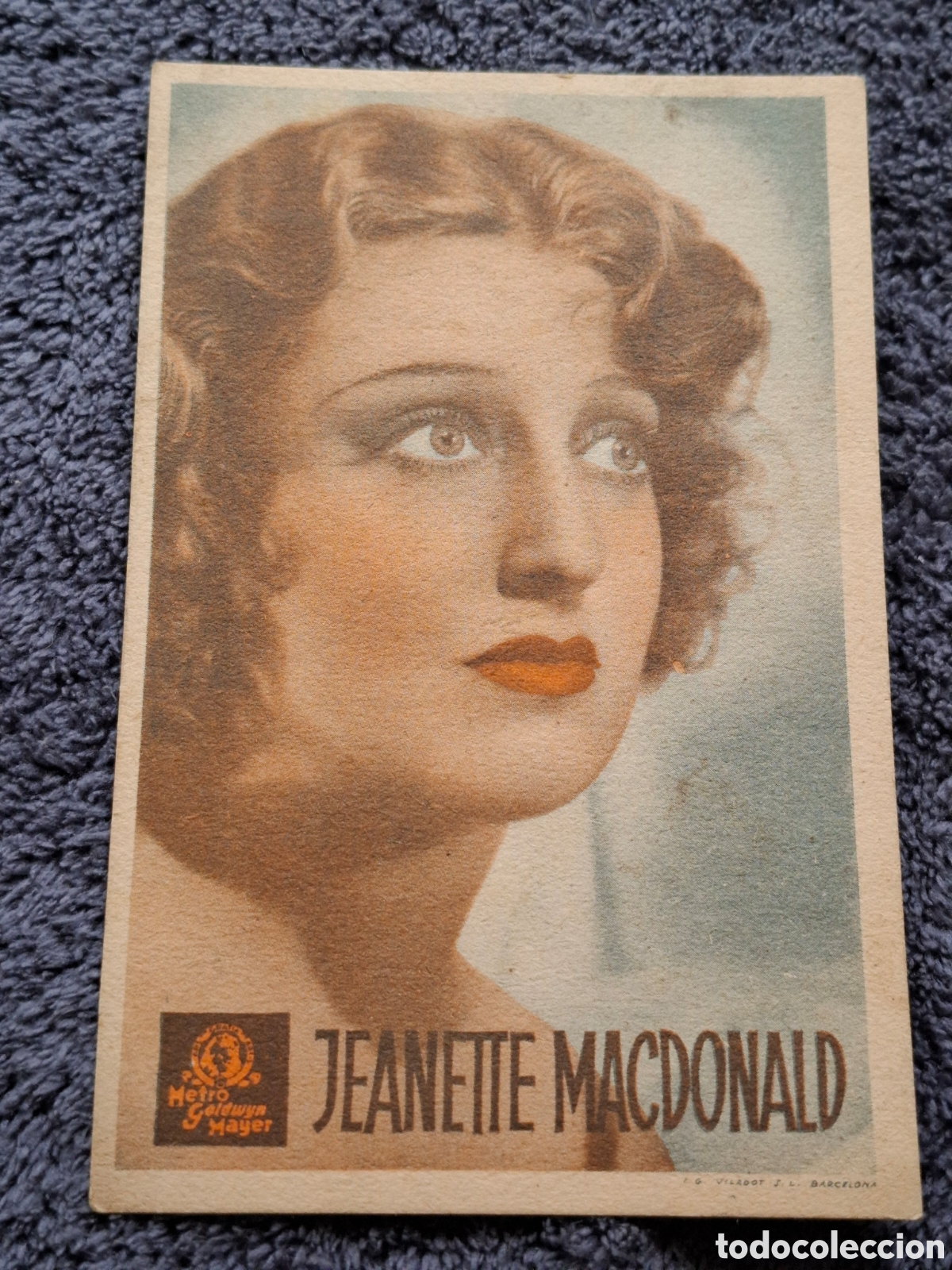 Cine: P4. Juanete McDonald - Metro Goldwyn Mayer, Tamp&oacute;n Detr&aacute;s, Obsequi Del Cinema Iberia.