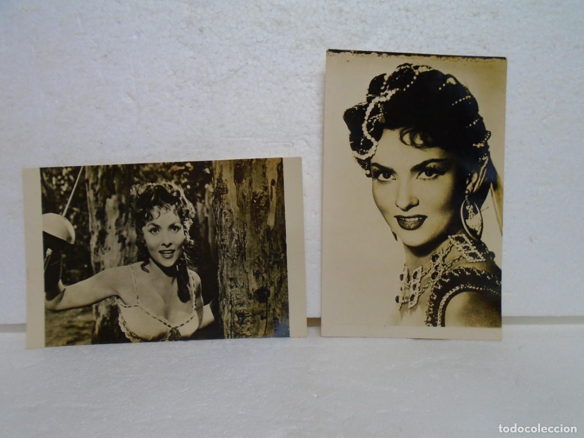 Cine: GINA LOLLOBRIGIDA.POSTALES ESCRITAS 1958.