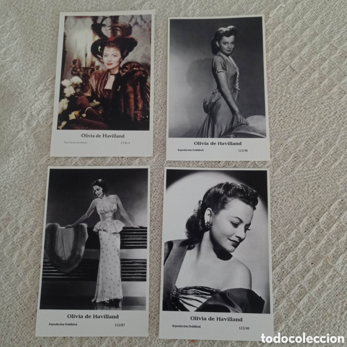 Cine: Olivia de Havilland postal 1