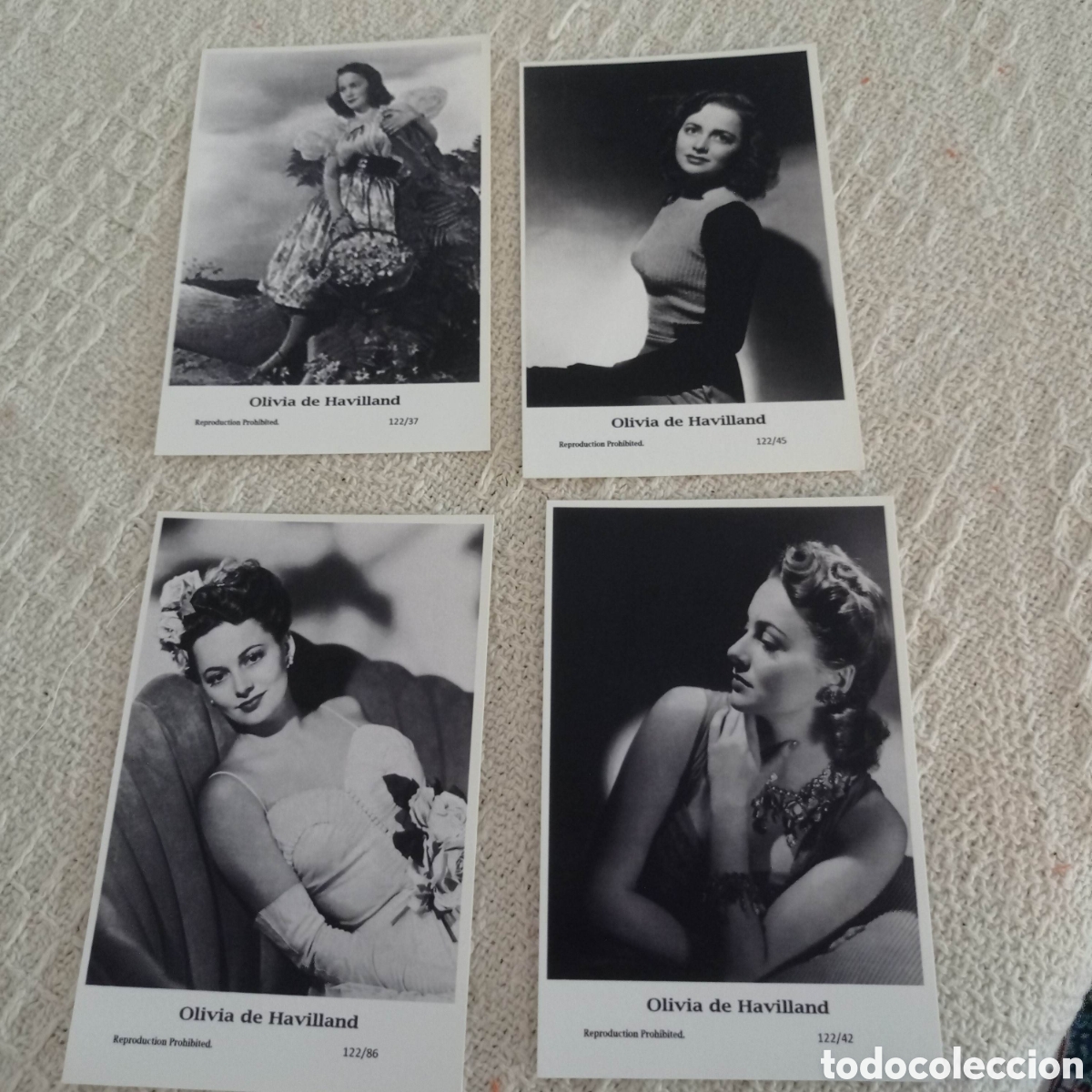Cine: Olivia de Havilland postal 3