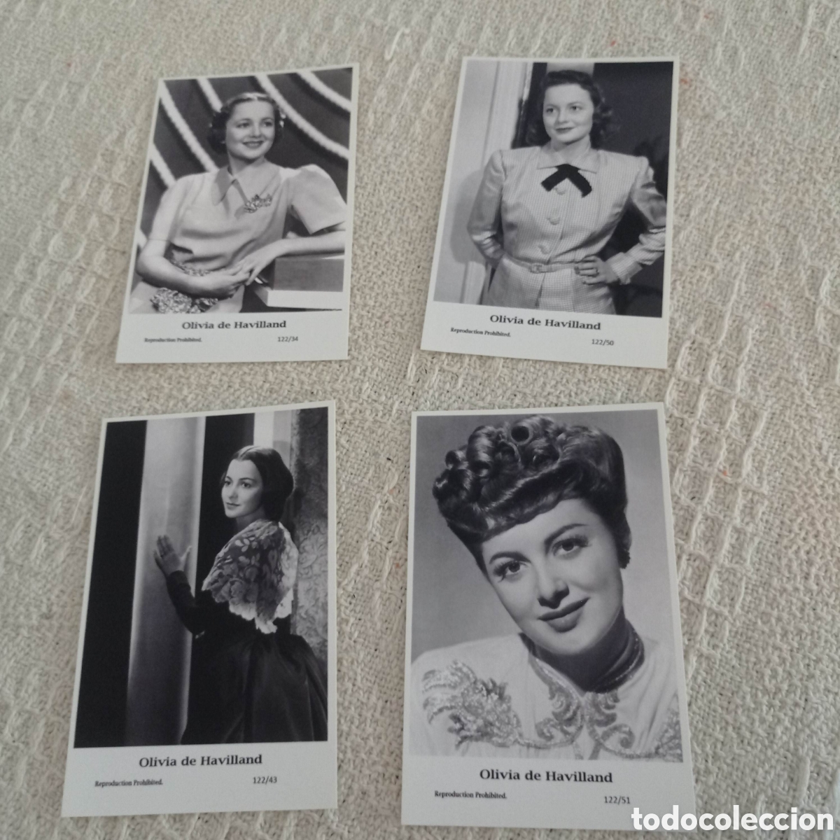 Cine: Olivia de Havilland postal 4